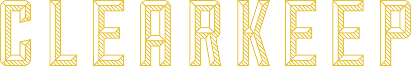 Clear Keep logo in gold